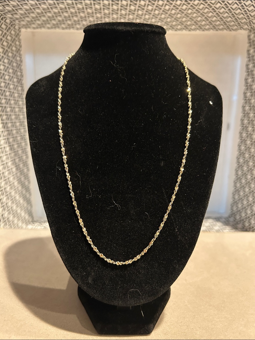 Delicate Gold Rope Chain Necklace - Women Jewelry
